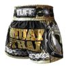 Quần Tuff Muay Thai Boxing Shorts Golden Gladiator In Black