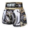 Quần Tuff Muay Thai Boxing Shorts Golden Gladiator In White