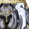 Quần Tuff Muay Thai Boxing Shorts Golden Gladiator In White