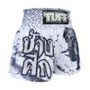 Quần Tuff Muay Thai Boxing Shorts White War Elephant