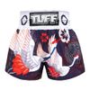 Quần Tuff Muay Thai Boxing Shorts Navy Blue Japanese Drawing Crane Birds