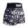 Quần Tuff Muay Thai Boxing Shorts New Grey Military Camouflage