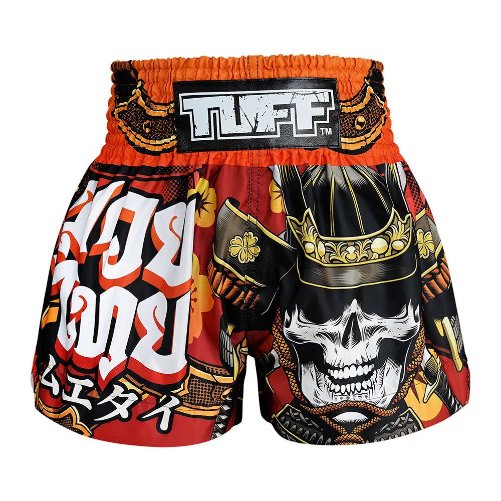 Quần TUFF Muay Thai Boxing Shorts Samurai Skull
