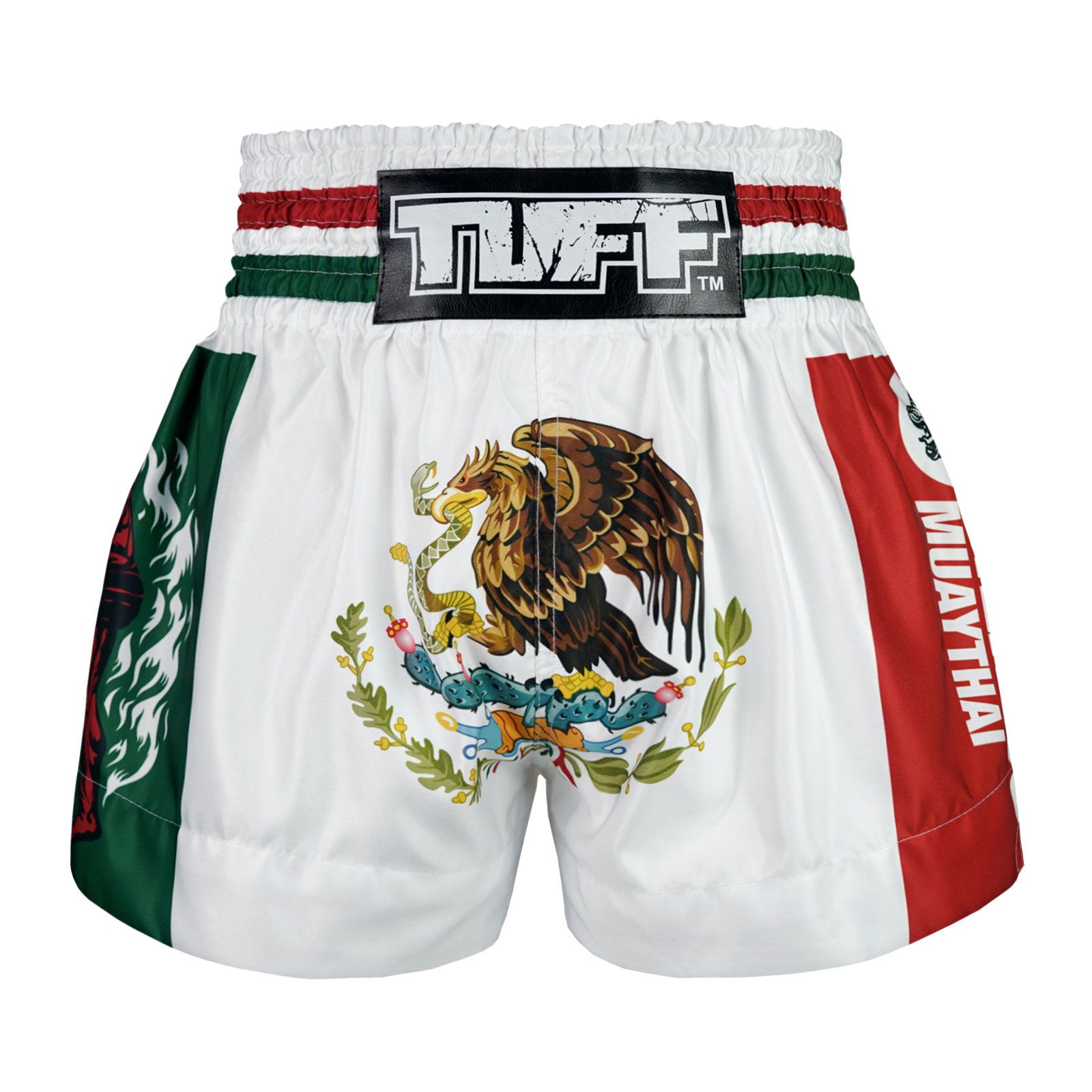 Quần TUFF Muay Thai Boxing Shorts Mexico Eagle Flag