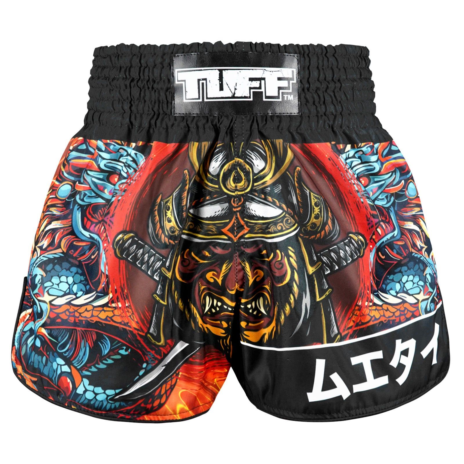 Quần TUFF Muay Thai Boxing Shorts High-Cut Retro Style 