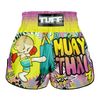 Quần TUFF Muay Thai Boxing Shorts High-Cut Retro Style 