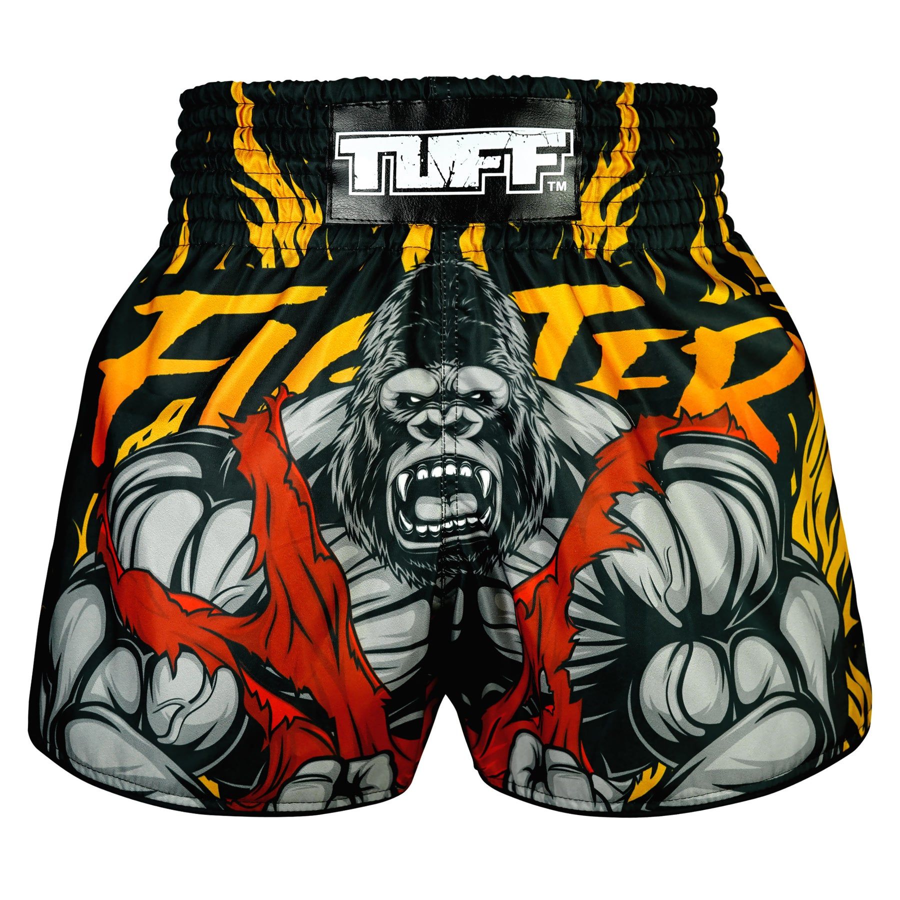Quần TUFF Muay Thai Boxing Shorts High-Cut Retro Style