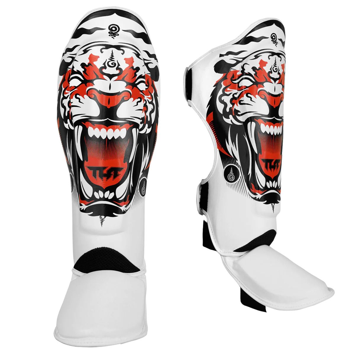 Bảo Hộ Chân TUFF PAYAK TUF-SGM-TIGER Tiger Shin Guards - White