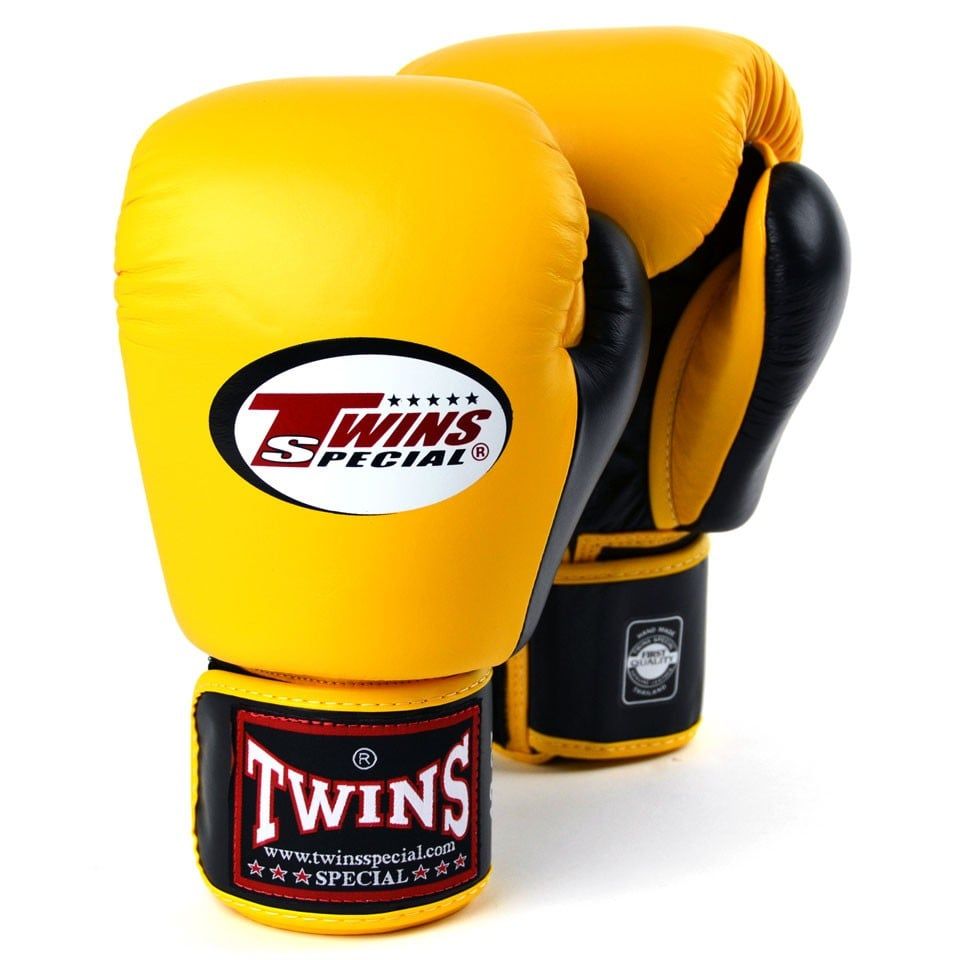 Găng Tay Twins BGVL3-2T Boxing Gloves - Black/Yellow