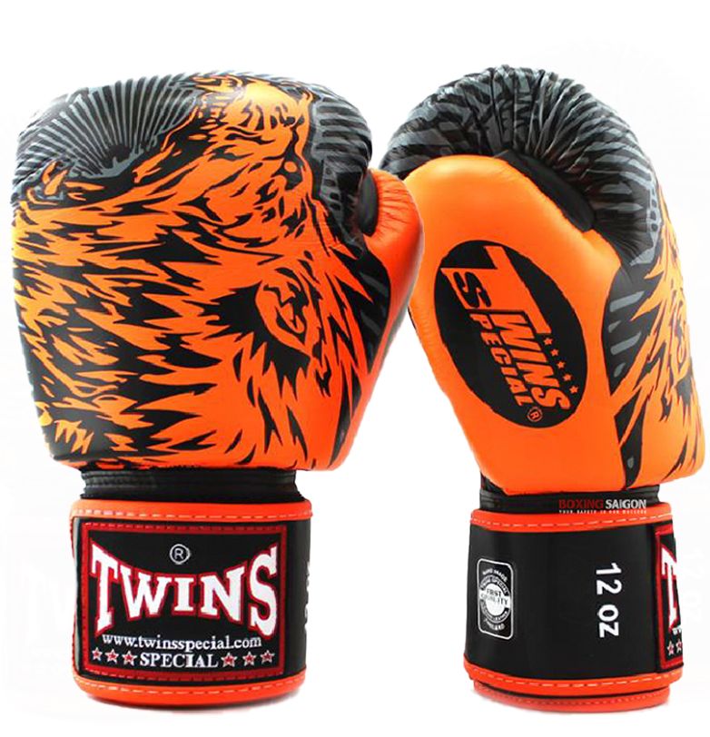 Găng Tay Twins Fbgvl-50 Velcro Gloves - Orange/Black