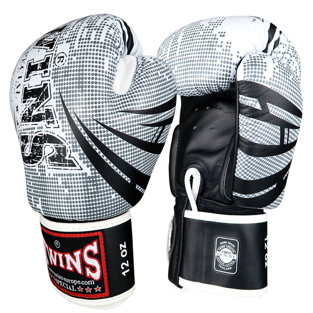 GĂNG TAY TWINS FBGVL3-TW5 FANCY BOXING GLOVES - WHITE/BLACK