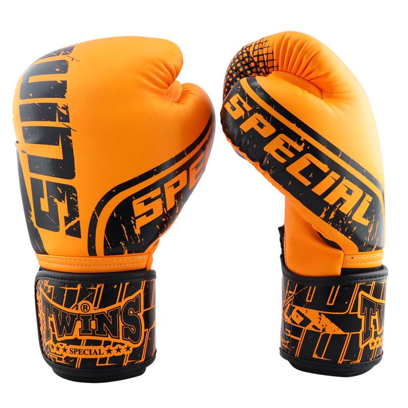 Găng Tay Twins FBGVDM12-TW7 New PU Boxing Gloves - Orange