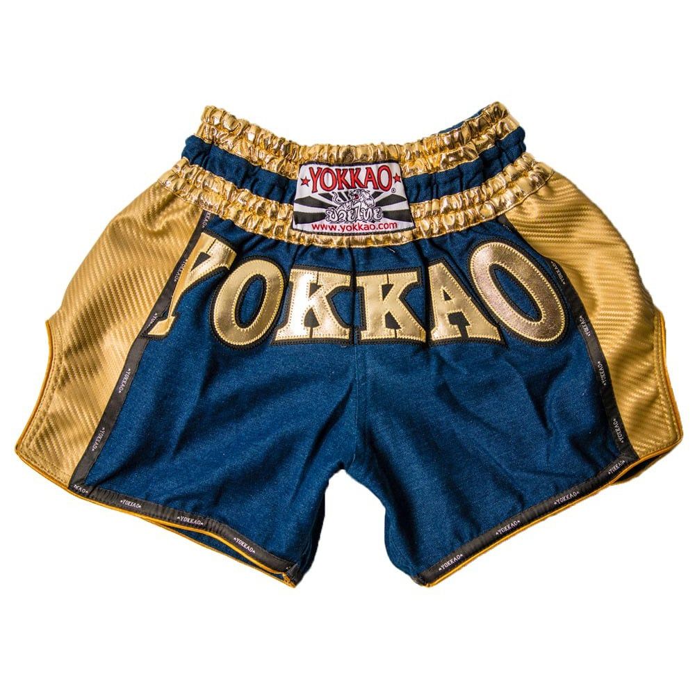 QUẦN YOKKAO DENIM CARBON SHORT GOLD EDITION