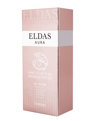 Tinh Chất Tế Bào Gốc Eldas Aura Coreana Shine Gold Pearl Premium Peptide