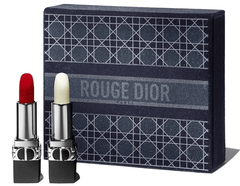 Giftset Dior Rouge Velvet 999 + Son Dưỡng Dior Balm 000 Diornatural ( Đẳng Cấp Nhất )