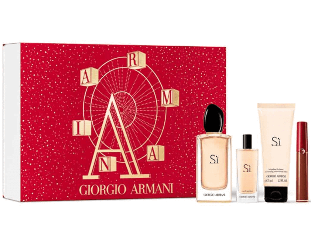 Bộ Quà Tặng Nước Hoa Giorgio Armani SÌ EDP ( 100ML + 15ML + 75ML + Son 209)