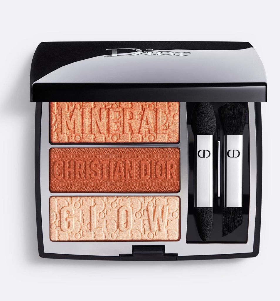 Bảng Màu Mắt Dior 3 Couleurs Tri(O)blique 733 Coral Glow