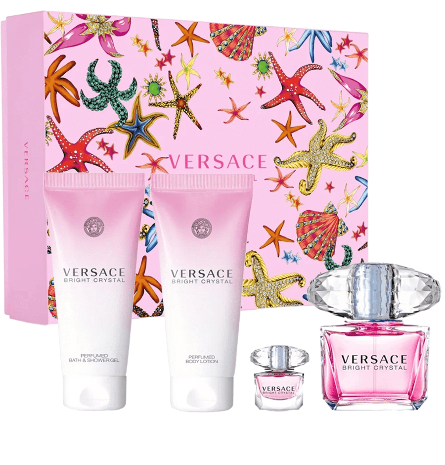 Bộ Quà Tặng Nước Hoa Versace Bright Crystal  ( 90ML + 100ML + 100ML + 5ML)