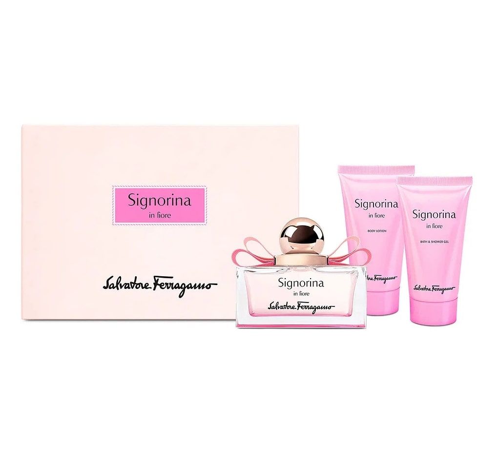 Set Quà Tặng Salvatore Ferragamo Signorina In Fiore (50ML +50ML+50ML)