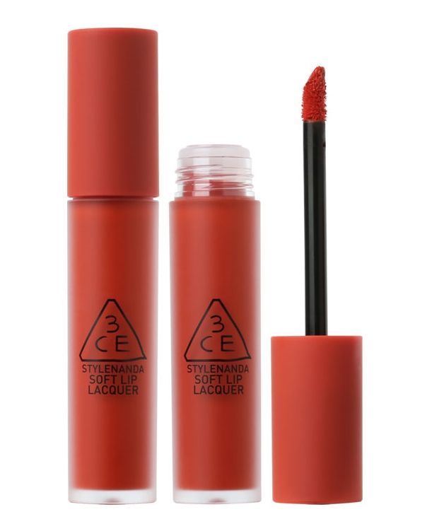 Son 3CE Kem Soft Lip Lacquer Màu Ordinary Red