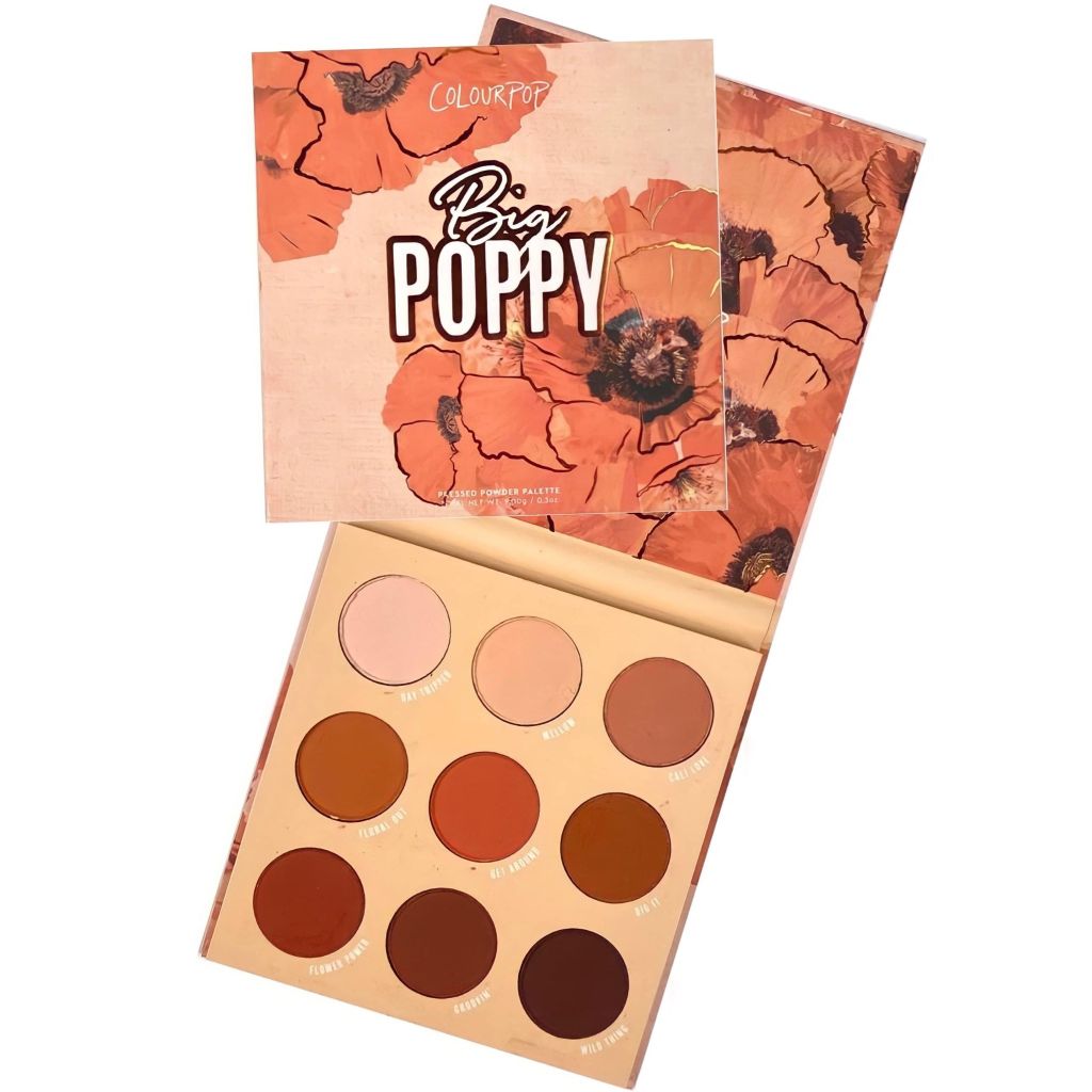 Bảng Phấn Mắt Colourpop Big Poppy Palette - 9 Ô Chất Lì, Cực Trendy