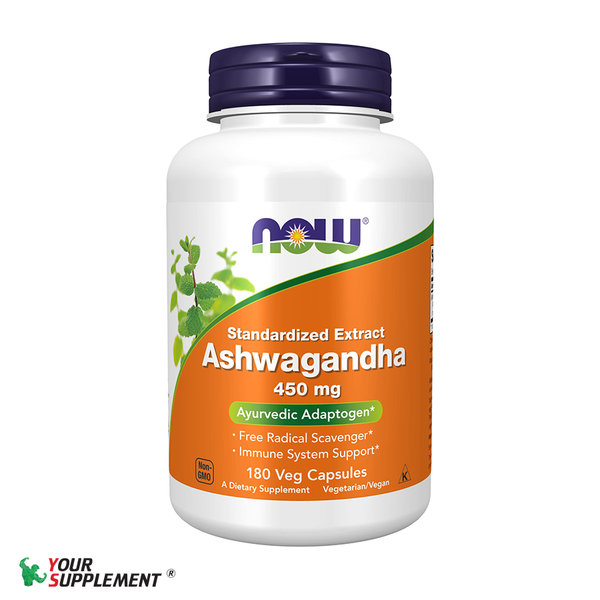 Thảo Dược Sâm Ấn Độ ASHWAGANDHA Now - 180 viên