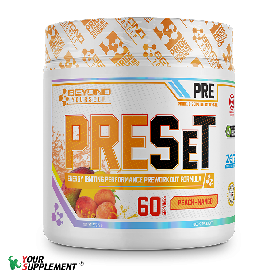 Tăng Sức Mạnh PRESET Pre-Workout Beyond Yourself 277,5gr (60 servings)