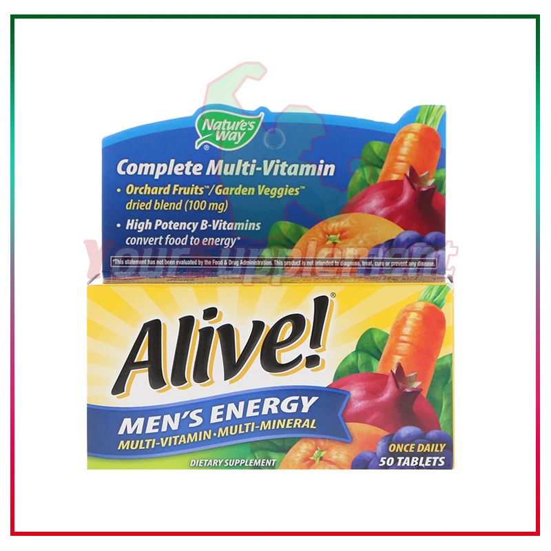 Vitamin Tổng Hợp Nam Alive - 50 viên