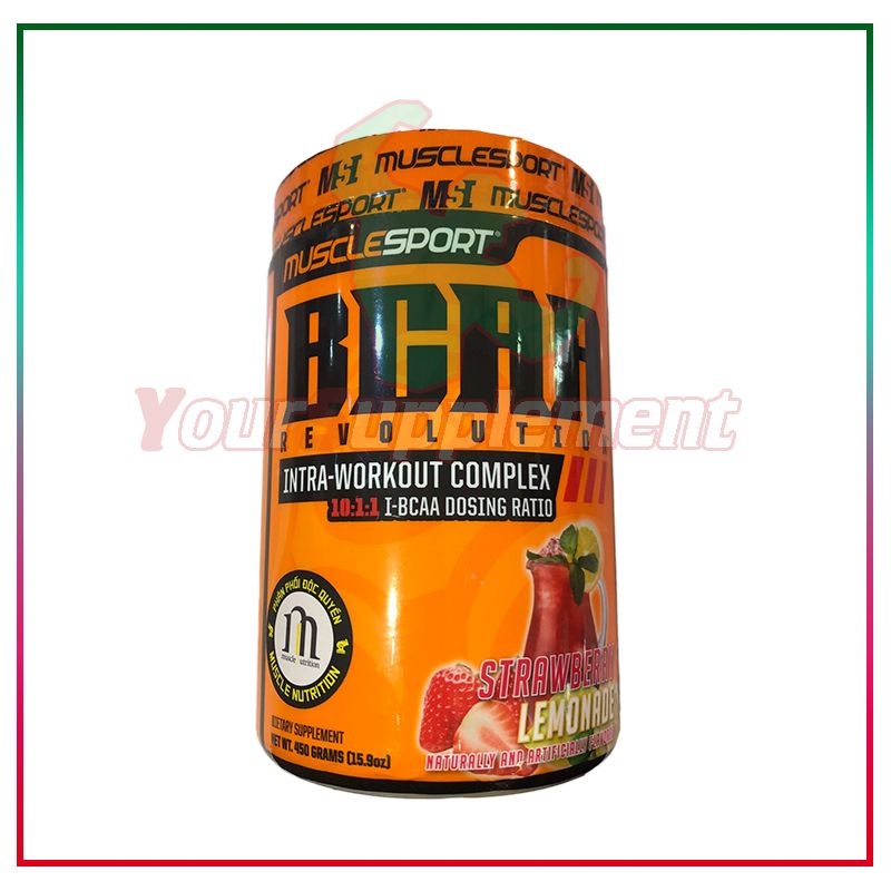 Hỗ trợ phục hồi cơ bắp BCAA MuscleSport ( 30 lần dùng )