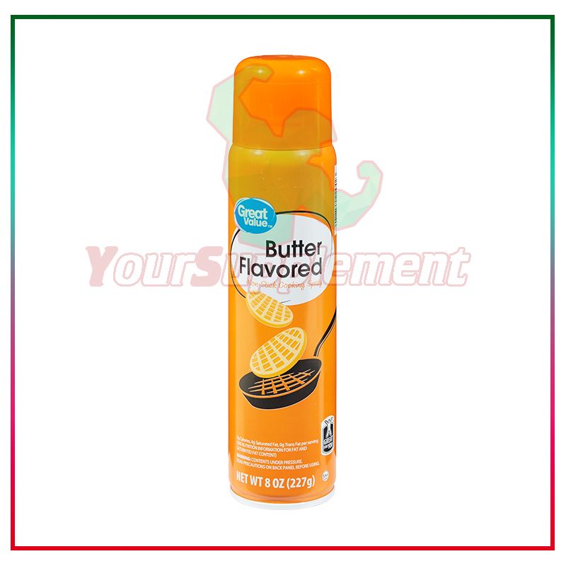 Dầu ăn kiêng vị bơ - Great Value (8 oz/236ml)