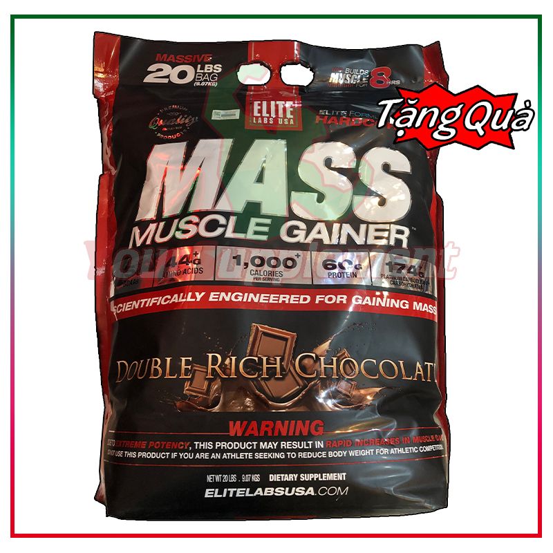 Sữa Tăng Cân Elite Mass Muscle 20lb