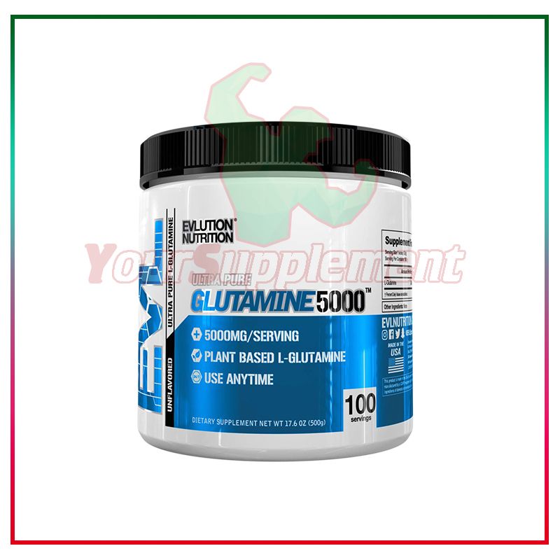 Hồi phục cơ Glutamine 5000 EVL - 60 lần dùng
