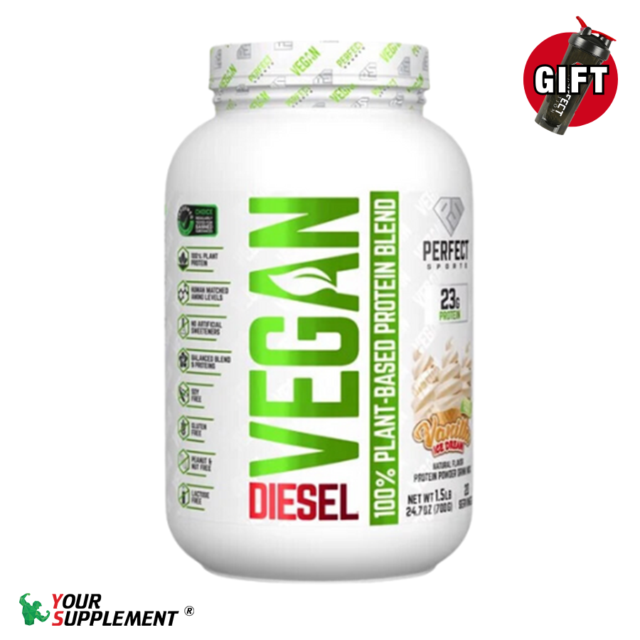 Sữa Tăng Cơ 100% Thực Vật Organic VEGAN DIESEL 700gr (20 servings)