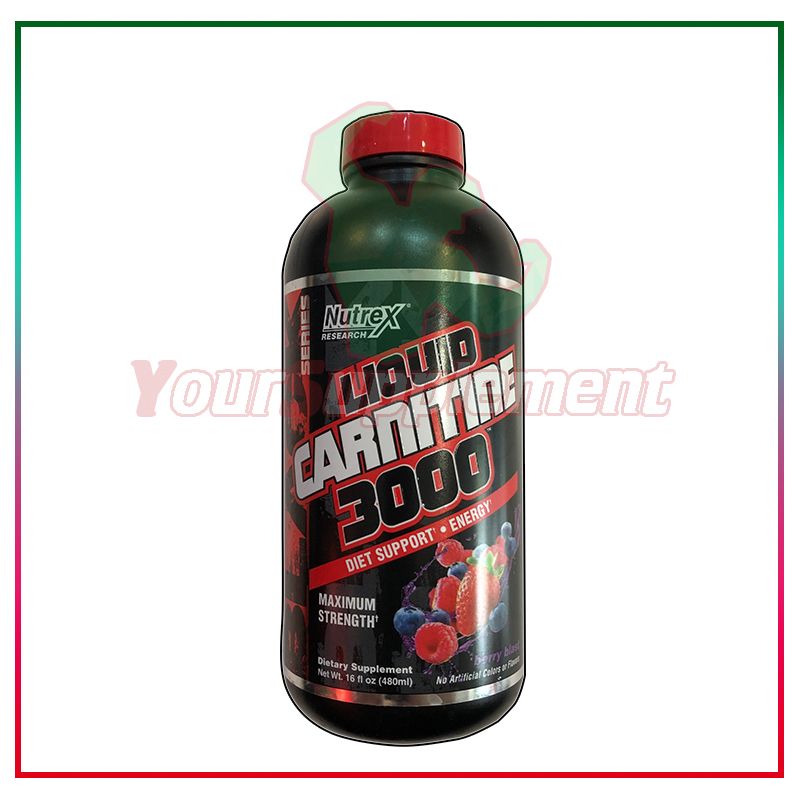 Hỗ trợ giảm mỡ L Carnitine 3000 Nutrex