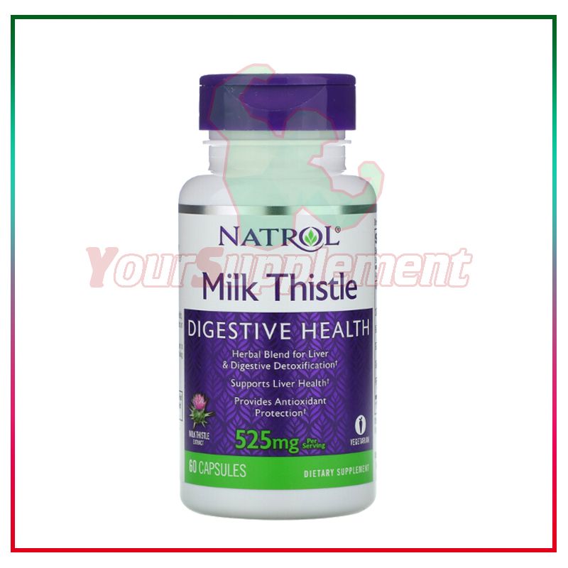 Giải độc gan/hệ tiêu hóa Milk Thistle Natrol - 60 viên