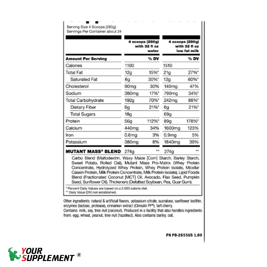 Sữa Tăng Cân MUTANT MASS 6.8KG