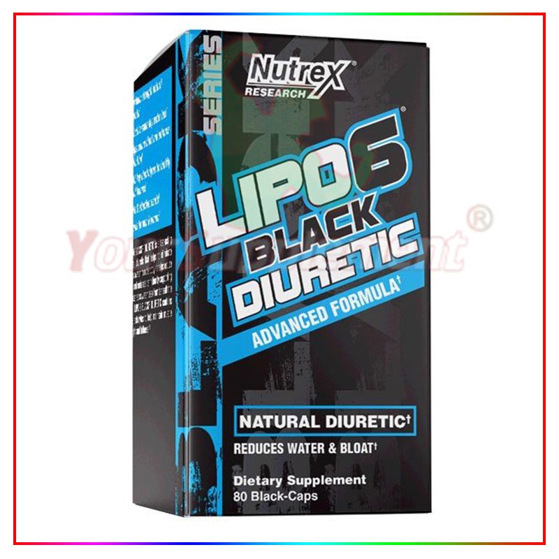 Hỗ trợ cắt nước Lipo 6 Black Diuretic ( 80 viên )