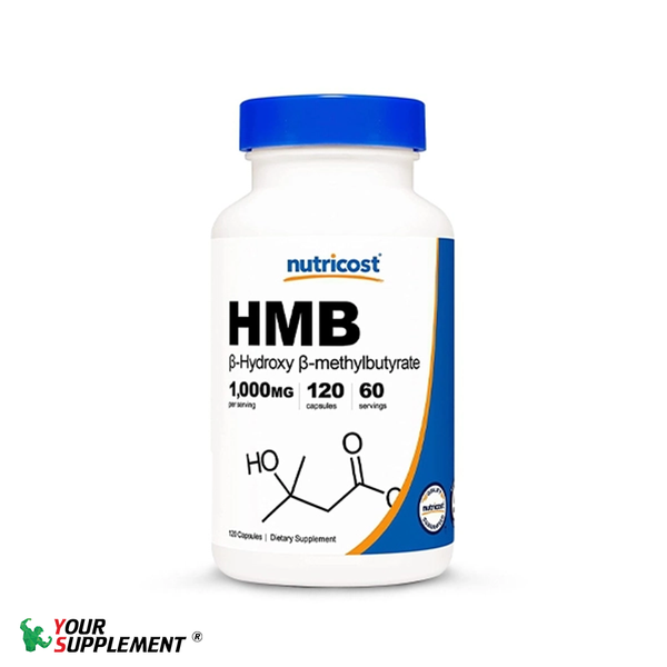 Phục hồi cơ và phát triển cơ bắp HMB Nutricost 500 mg - 120 Viên