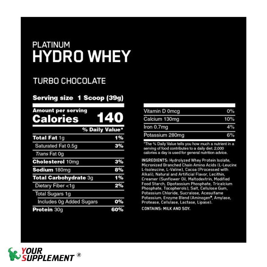 Sữa Tăng Cơ Platinum HydroWhey - 3.5 lbs