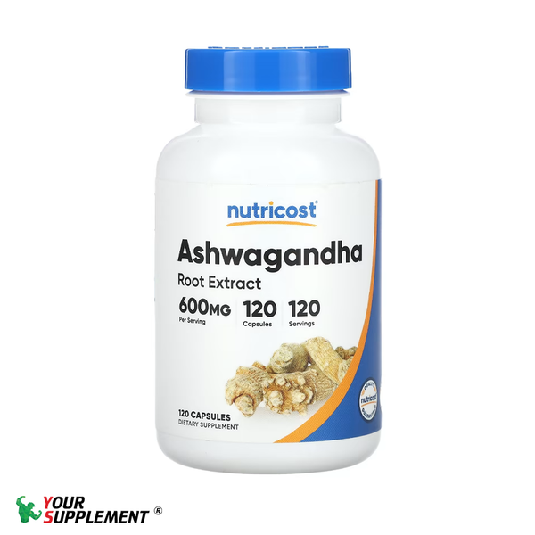 Thảo Dược Sâm Ấn Độ ASHWAGANDHA Nutricost - 120 viên