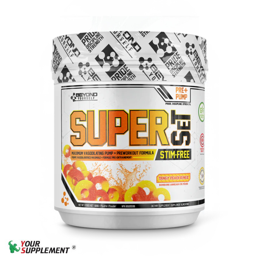 Tăng Sức Mạnh SUPERSET STIM-FREE Pre-Workout Beyond Yourself 600g (40 servings)