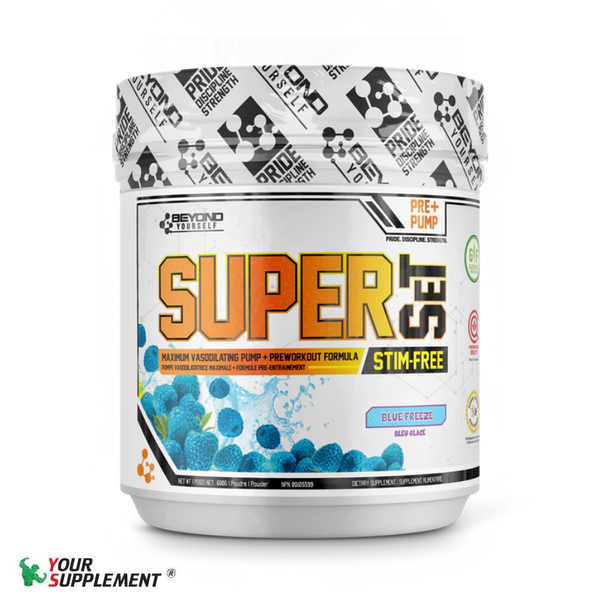 Tăng Sức Mạnh SUPERSET STIM-FREE Pre-Workout Beyond Yourself 600g (40 servings)