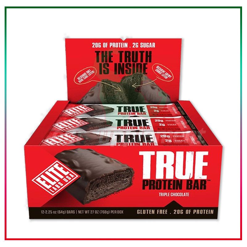Bánh Protein Elite Labs True Bar (1 hôp)