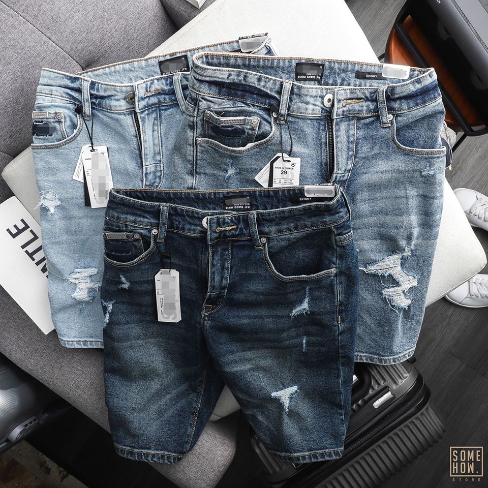 Short Jean Sdry Rách 3M