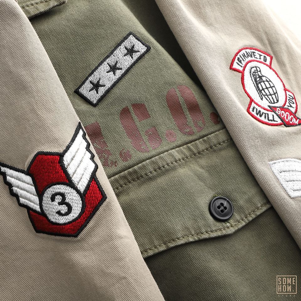 Áo Sơ Mi Inf Kaki Military 2M