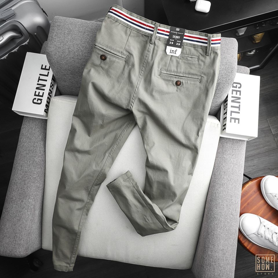 Quần Kaki Inf Sọc Lưng 4M