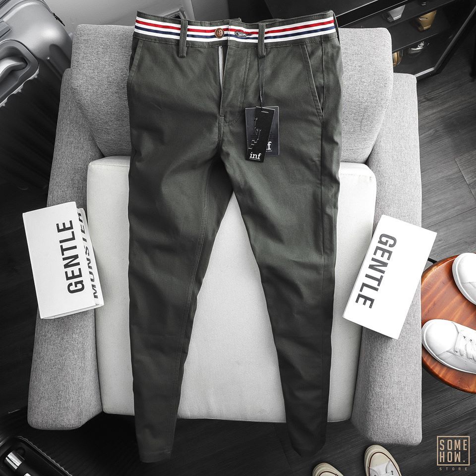 Quần Kaki Inf Sọc Lưng 4M