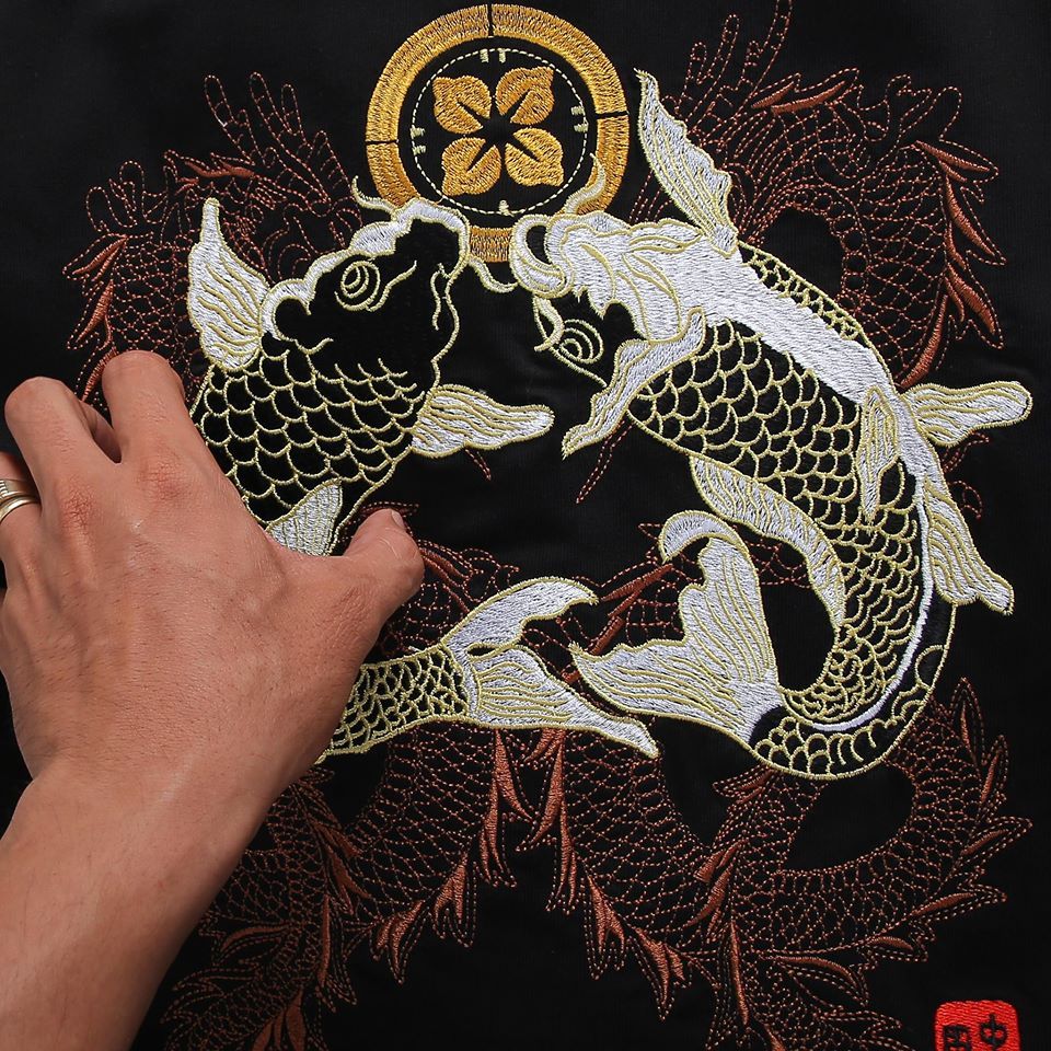 Áo Thun Thêu Cá Hóa Rồng