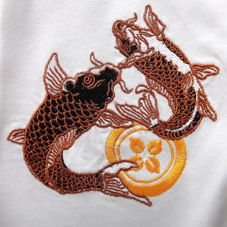 Áo Thun Thêu Cá Hóa Rồng