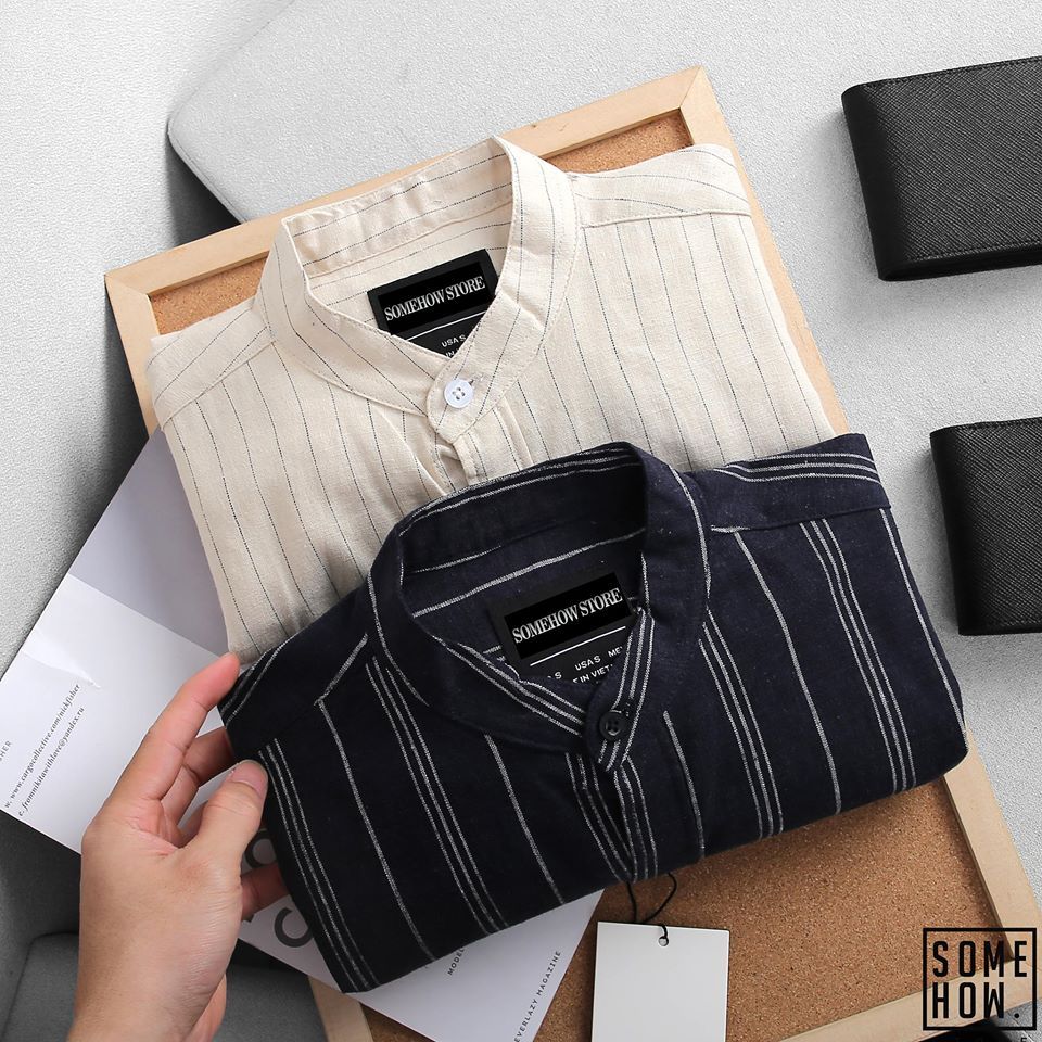 Áo Sơ Mi Zara Cổ Trụ